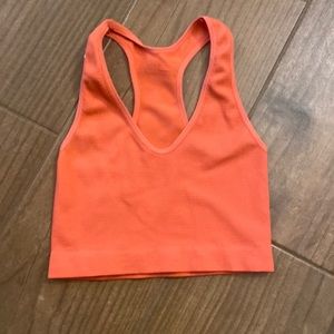 Cropped workout top